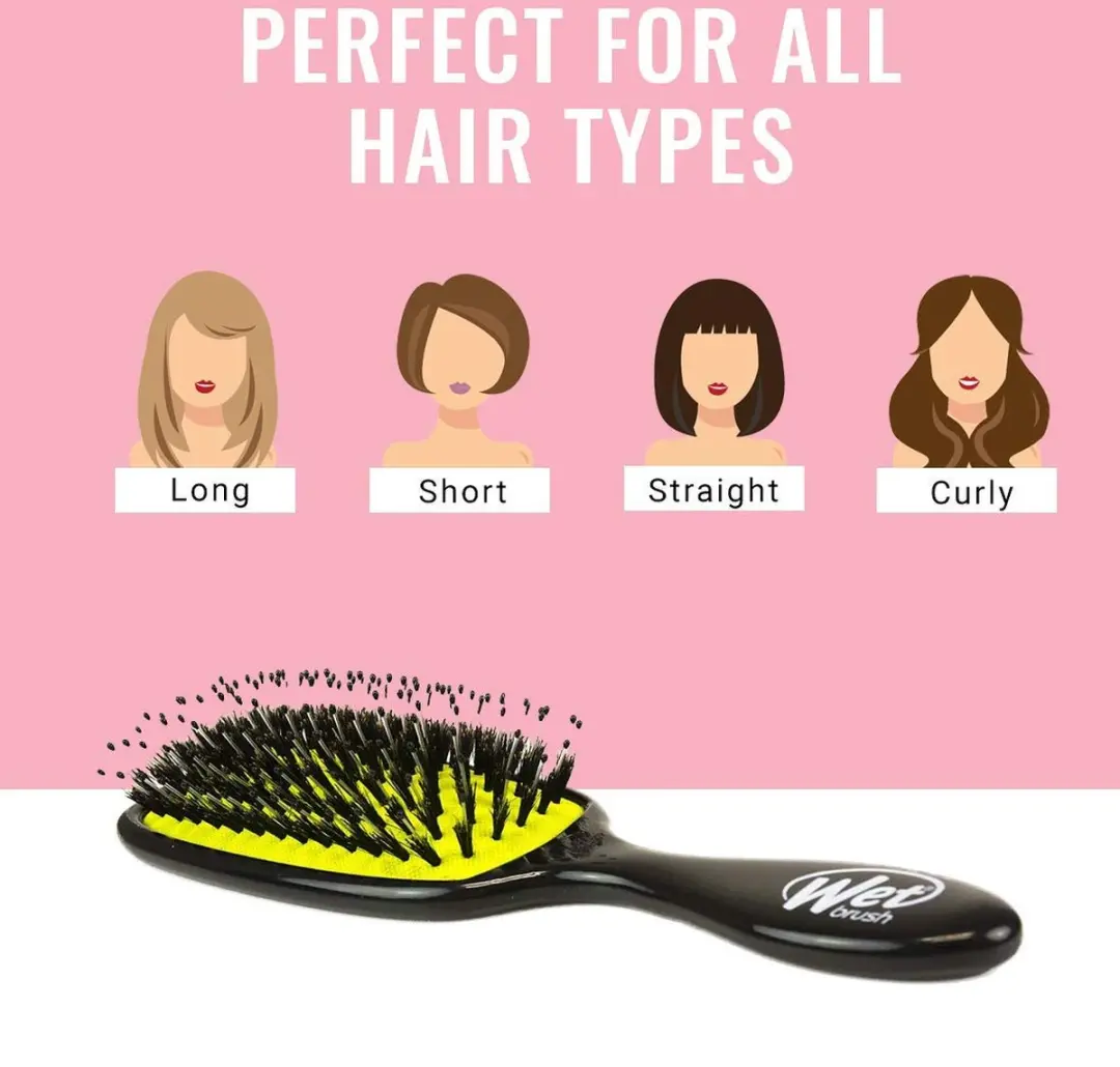 The Wet Brush Shine Enhancer Haarborstel - Zwart