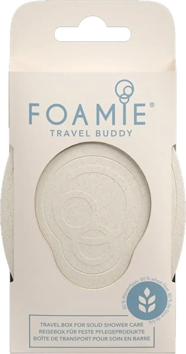 Foamie Travel Buddy Eco-verpakking Stijf Shampoo 60g
