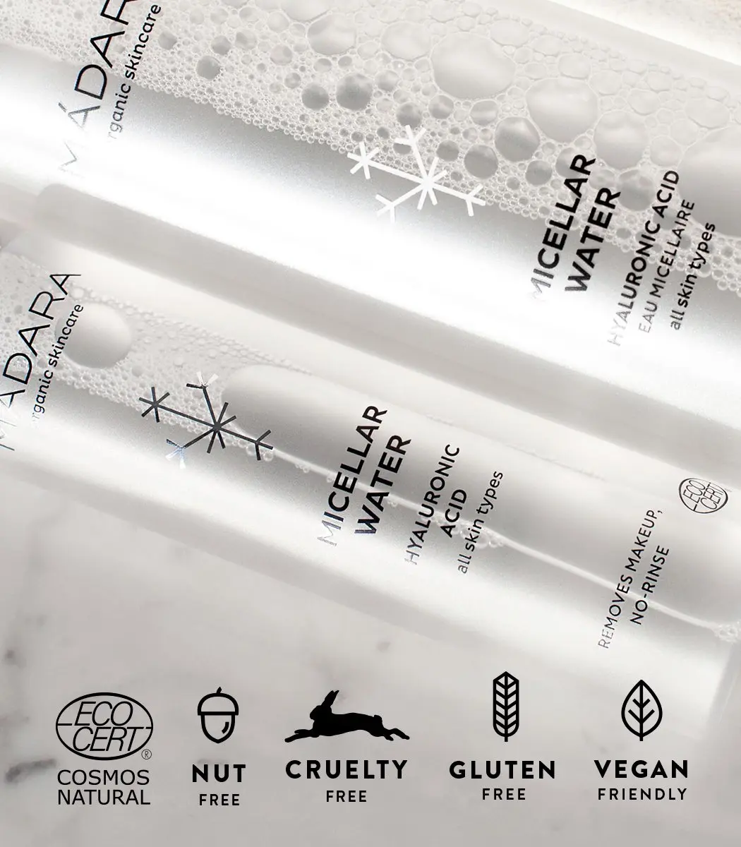 MÁDARA Micellair Water 400ml - Hyaluronzuur - Vegan