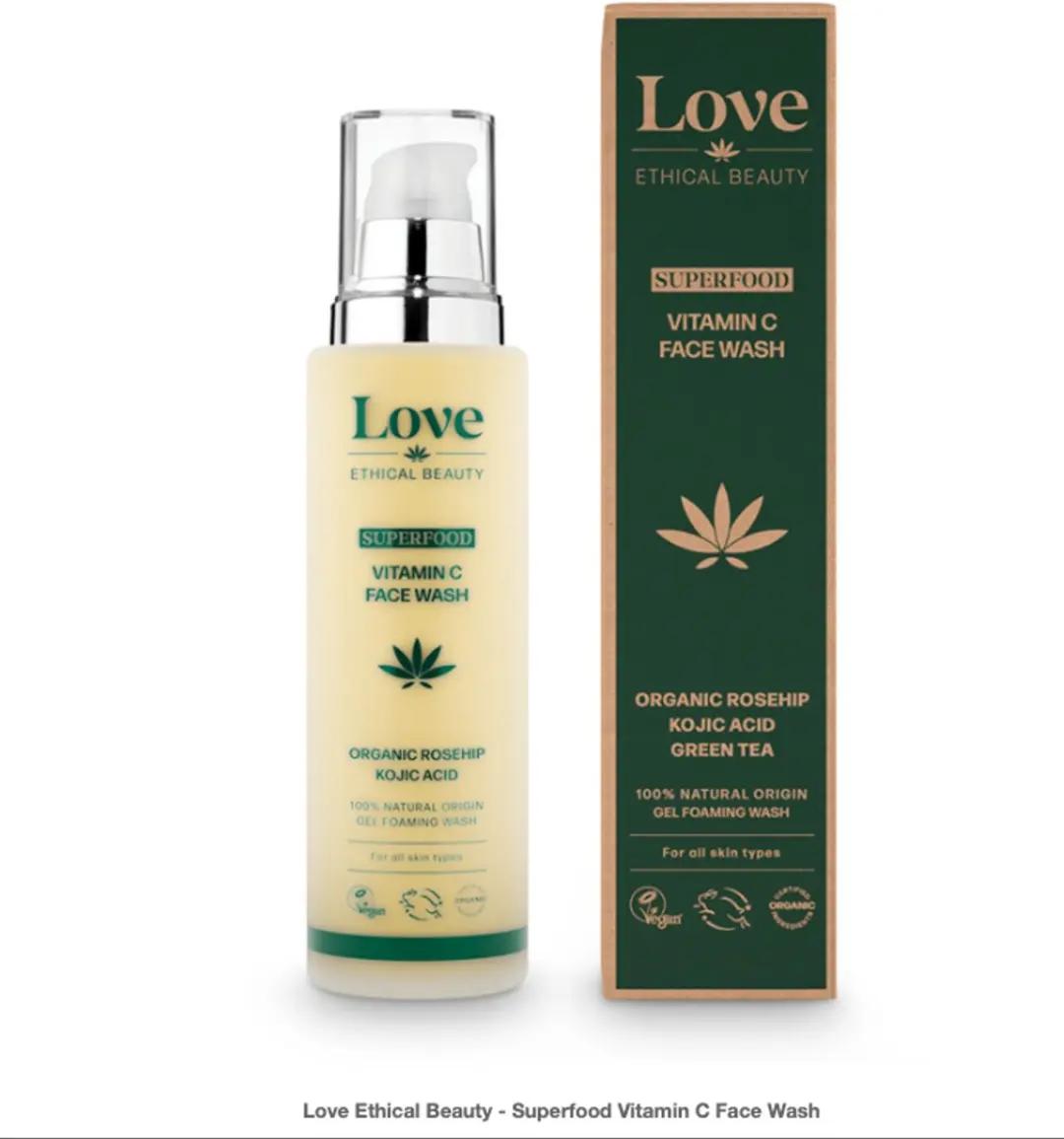 Love Ethical Beauty Superfood Vitamine C Gezichtsreiniger 100ml