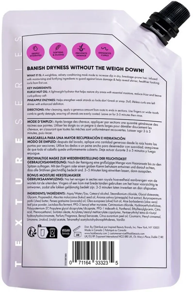 Hask Bonus Moisture Recovery Mask 235ml