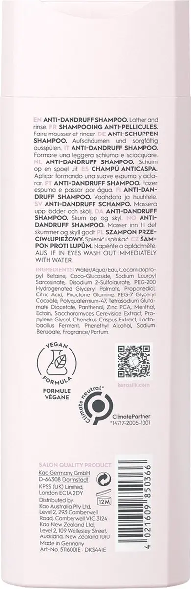 Kerasilk Anti-Dandruff Shampoo 250ml