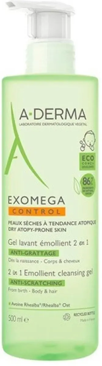 A-derma Exomega Control Reinigingsgel 500ml
