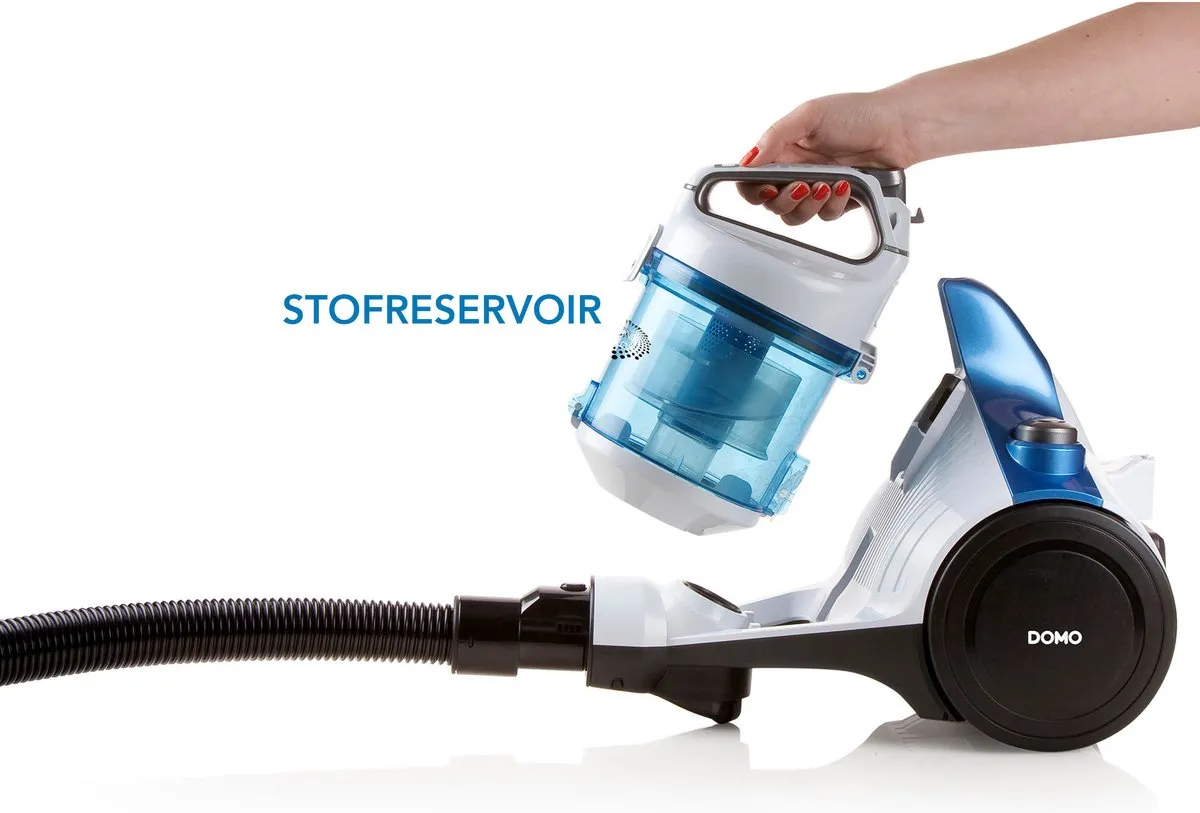 Domo DO7286S Stofzuiger 700W - 1,5L - wit/blauw