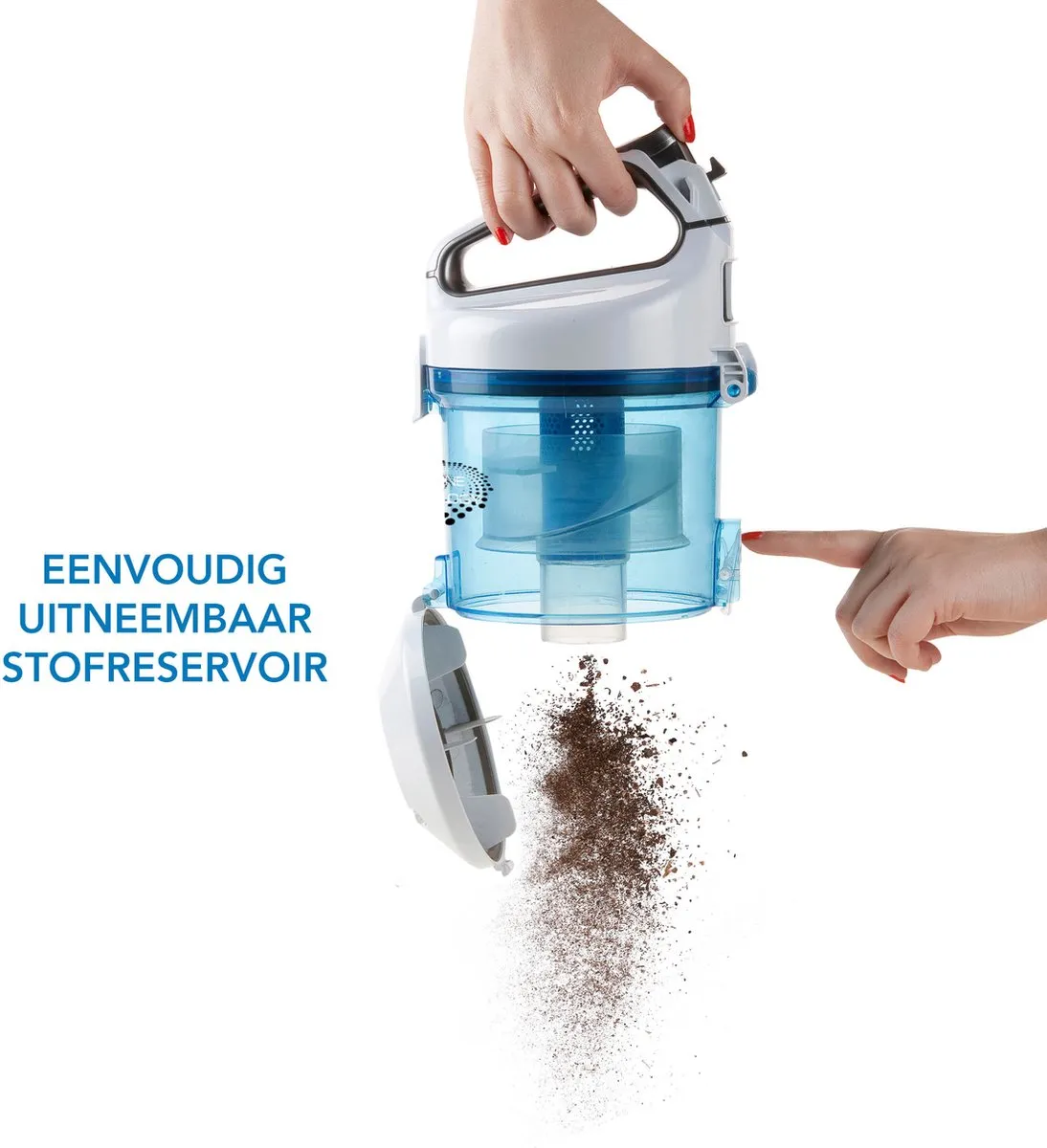 Domo DO7286S Stofzuiger 700W - 1,5L - wit/blauw