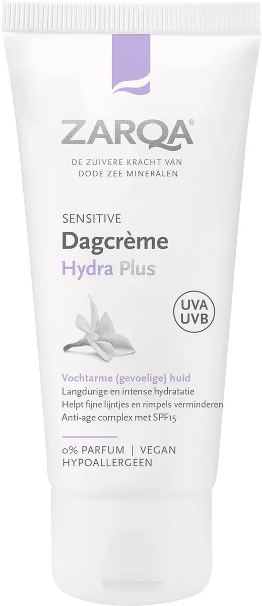 Zarqa Dagcrème Hydra Plus Sensitive 50ml - SPF15