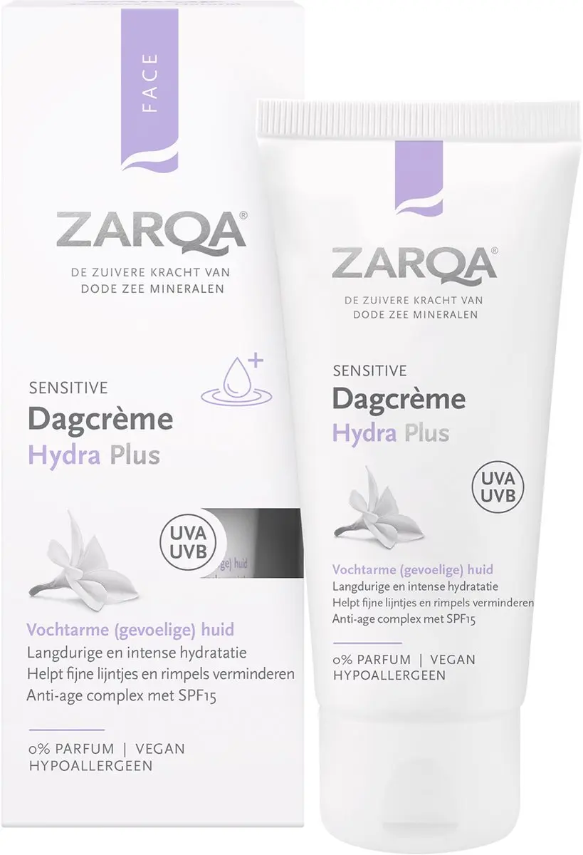 Zarqa Dagcrème Hydra Plus Sensitive 50ml - SPF15