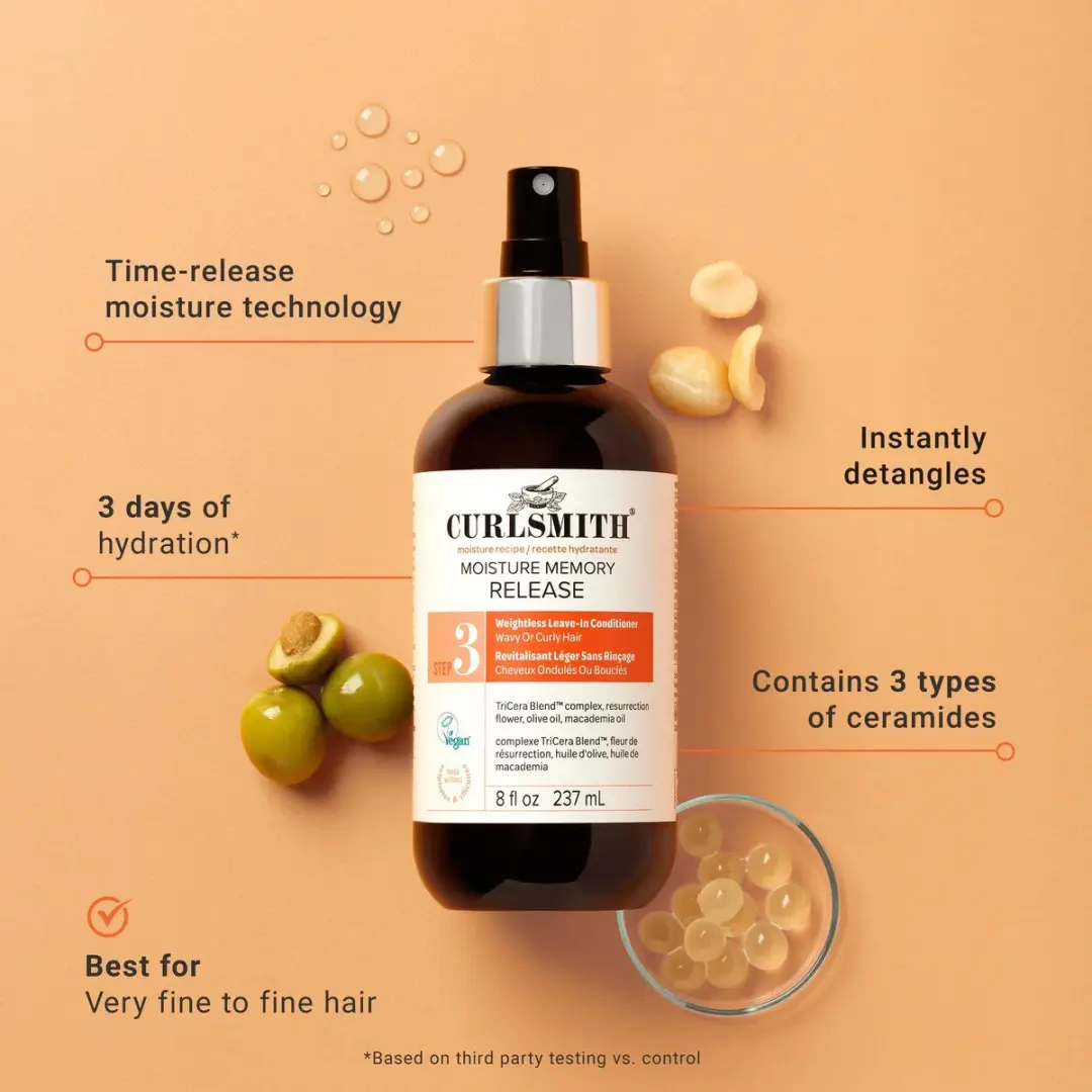 Curlsmith Moisture Memory Release Spray 237ml - Krullend haar