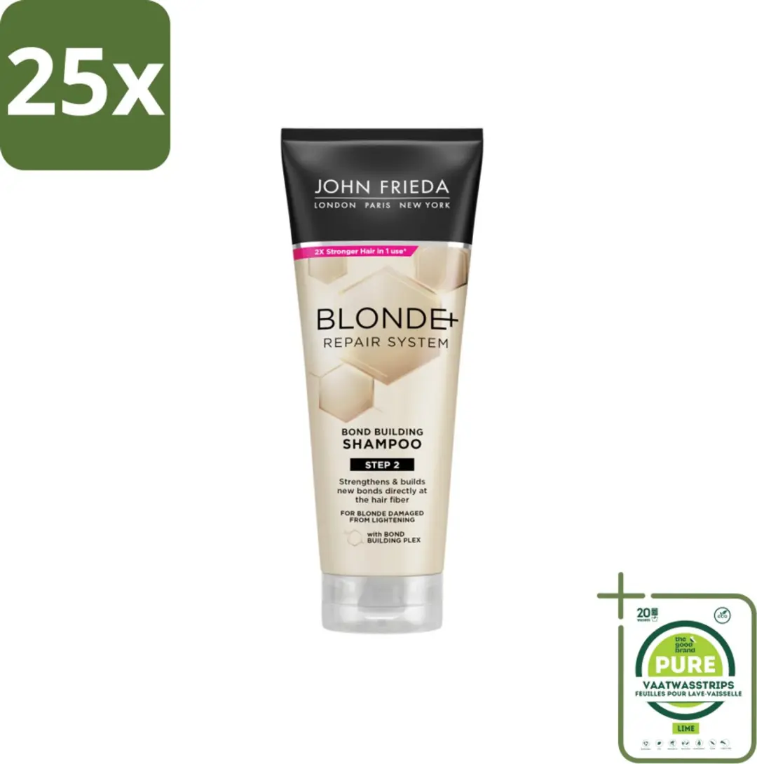 John Frieda Blonde+ Repair Bond Building Shampoo 250ml