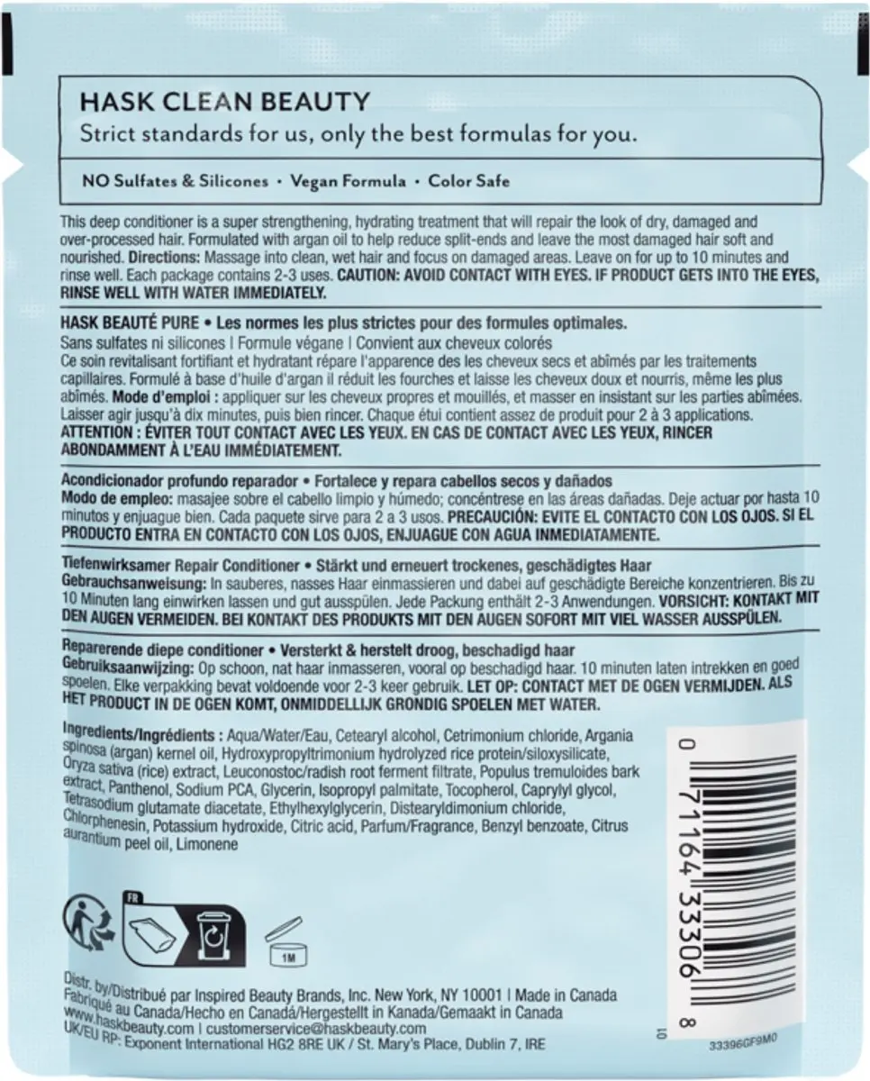 Hask Conditioner Argan Oil Repairing - 50ml