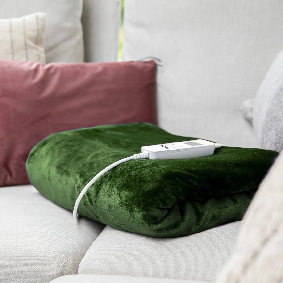 Domo DO640ED Elektrische Deken 180x160cm - 10 standen - Groen