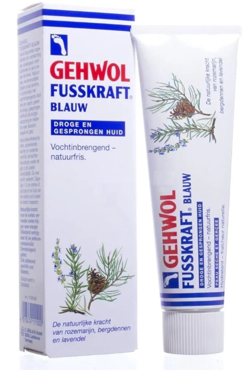 Gehwol Fusskraft Voedende Crème 75ml - Blauw