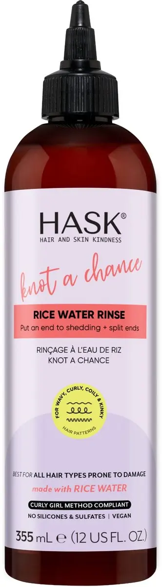 Hask Knot A Chance Rice Water Rinse 355ml