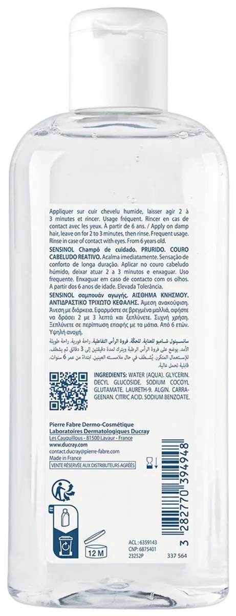 Ducray Sensinol Treatment Shampoo 200ml