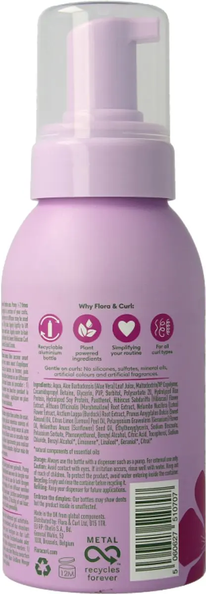 Flora & Curl Sweet Hibiscus Curl Volumizing Foam 300ml