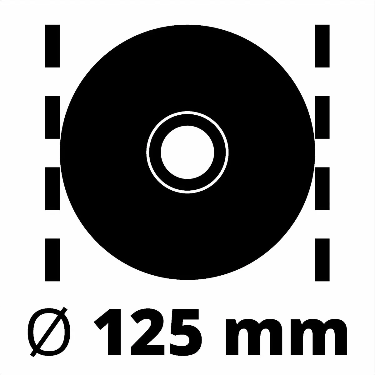 Einhell TE-AG 125/1010 Haakse Slijper 1010W - Ø125mm - afbeelding 6 van 6