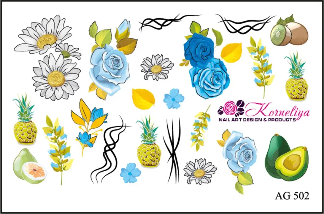 Korneliya Airbrush Waterdecal AG 502