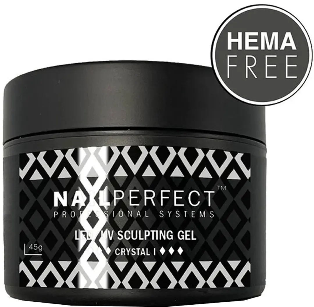 NailPerfect Crystal I LED/UV Sculpting Gel 45g