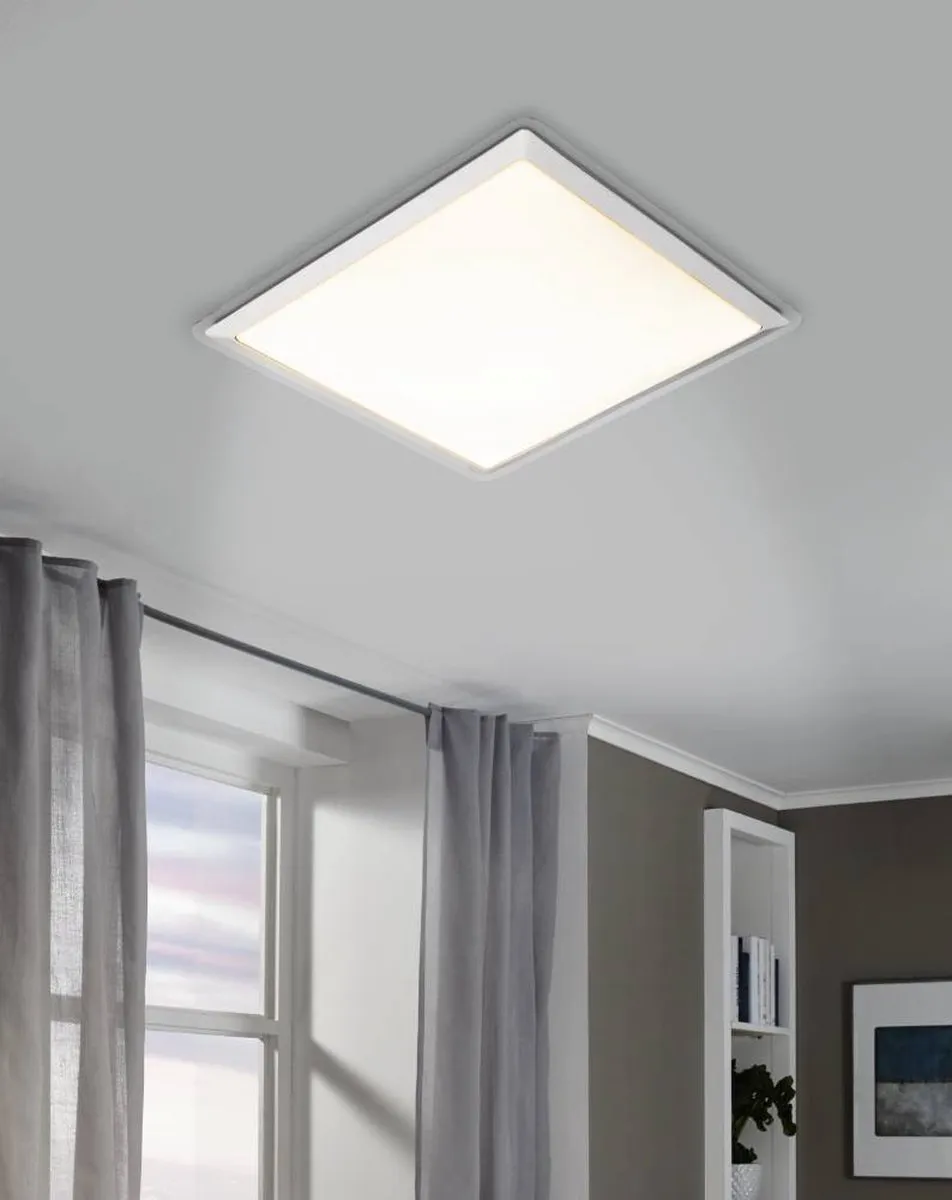 Eglo Competa 1 Wandlamp - 1 Lichtpunt - Wit/Zilver