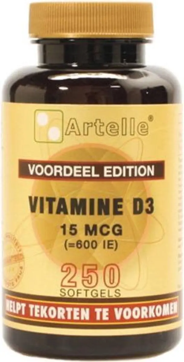 Artelle Vitamine D3 15µ Softgels
