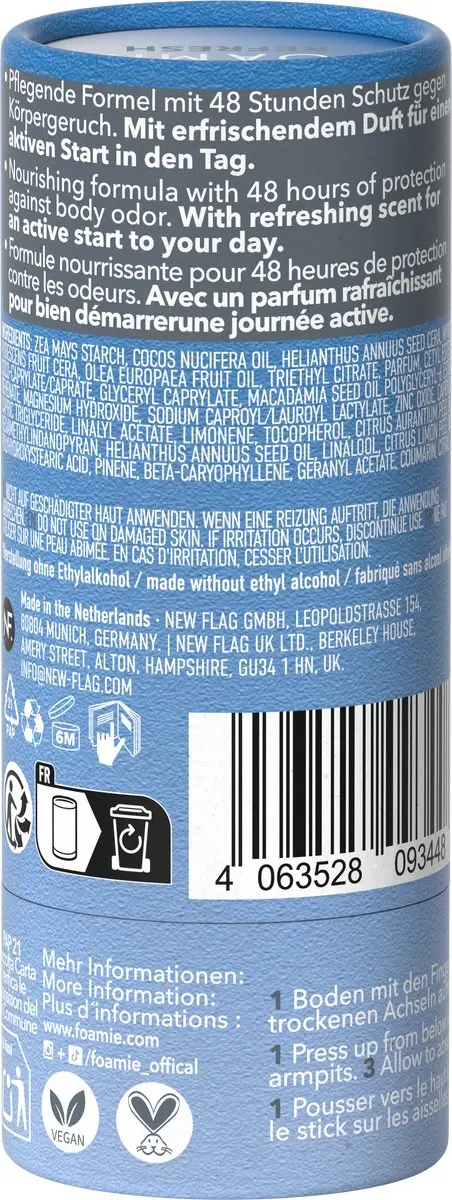 Foamie Deodorant Stick Refresh 40g - 48u Bescherming