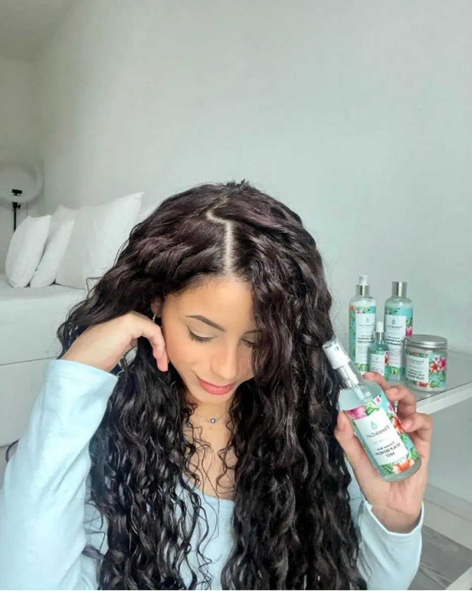 Flora & Curl Soothe Me Haarmist 100ml - Krullend haar