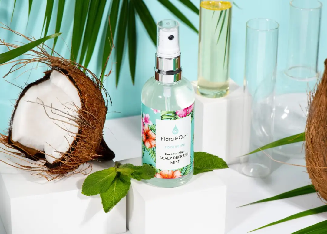 Flora & Curl Soothe Me Haarmist 100ml - Krullend haar