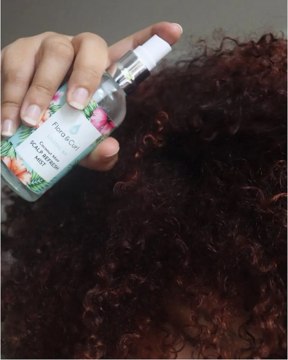 Flora & Curl Soothe Me Haarmist 100ml - Krullend haar