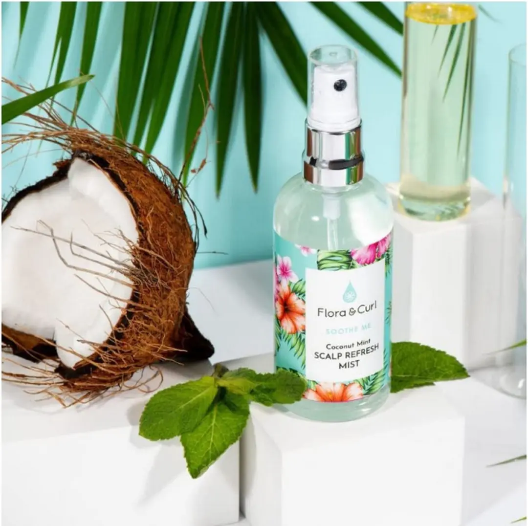 Flora & Curl Soothe Me Haarmist 100ml - Krullend haar