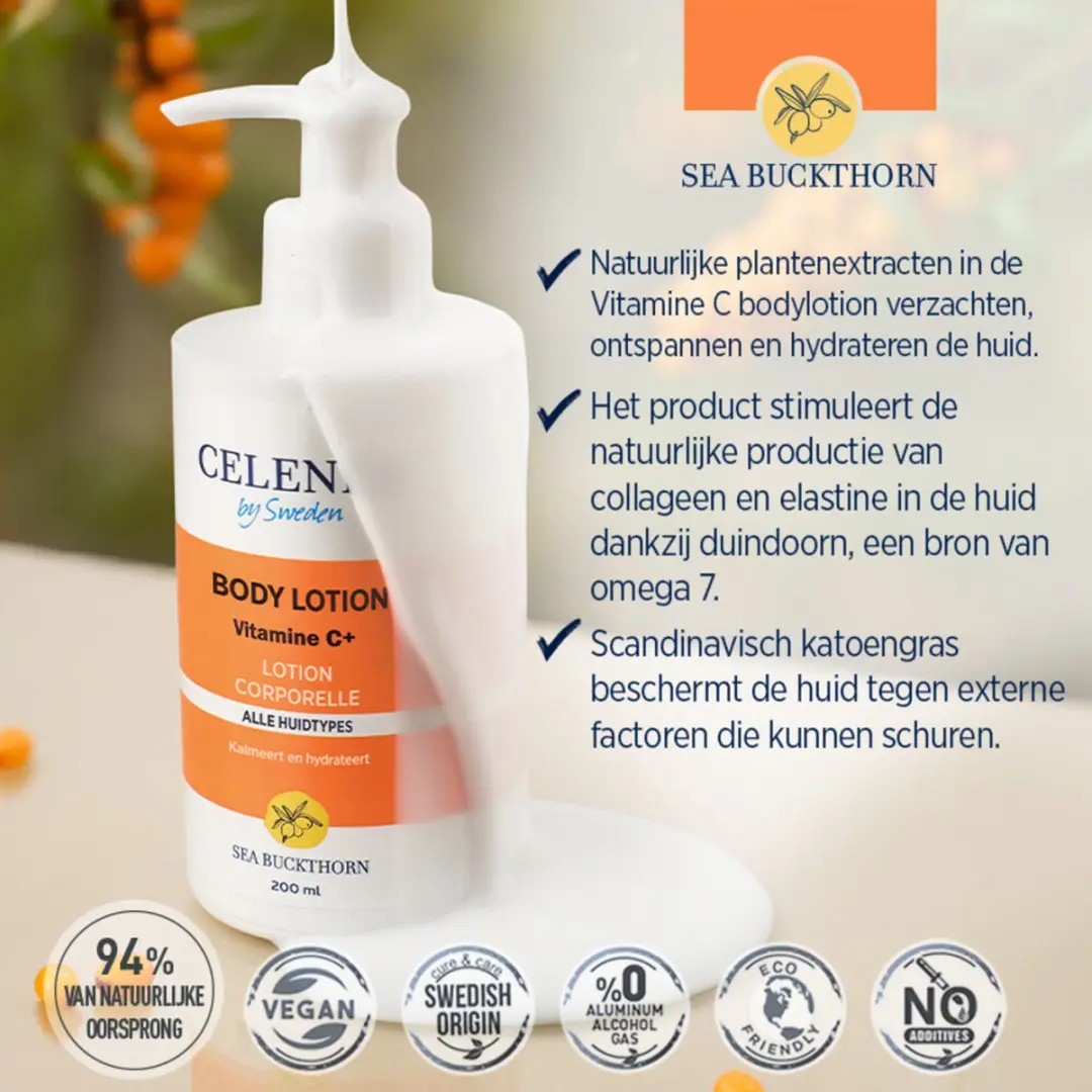 Celenes by Sweden Sea Buckthorn Bodylotion 200ml