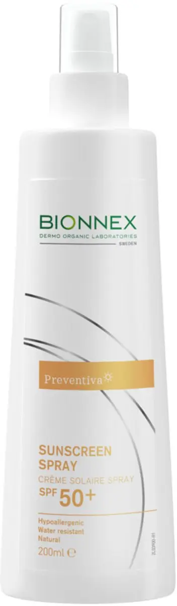 Bionnex Preventiva Zonnebrand Spray SPF 50+