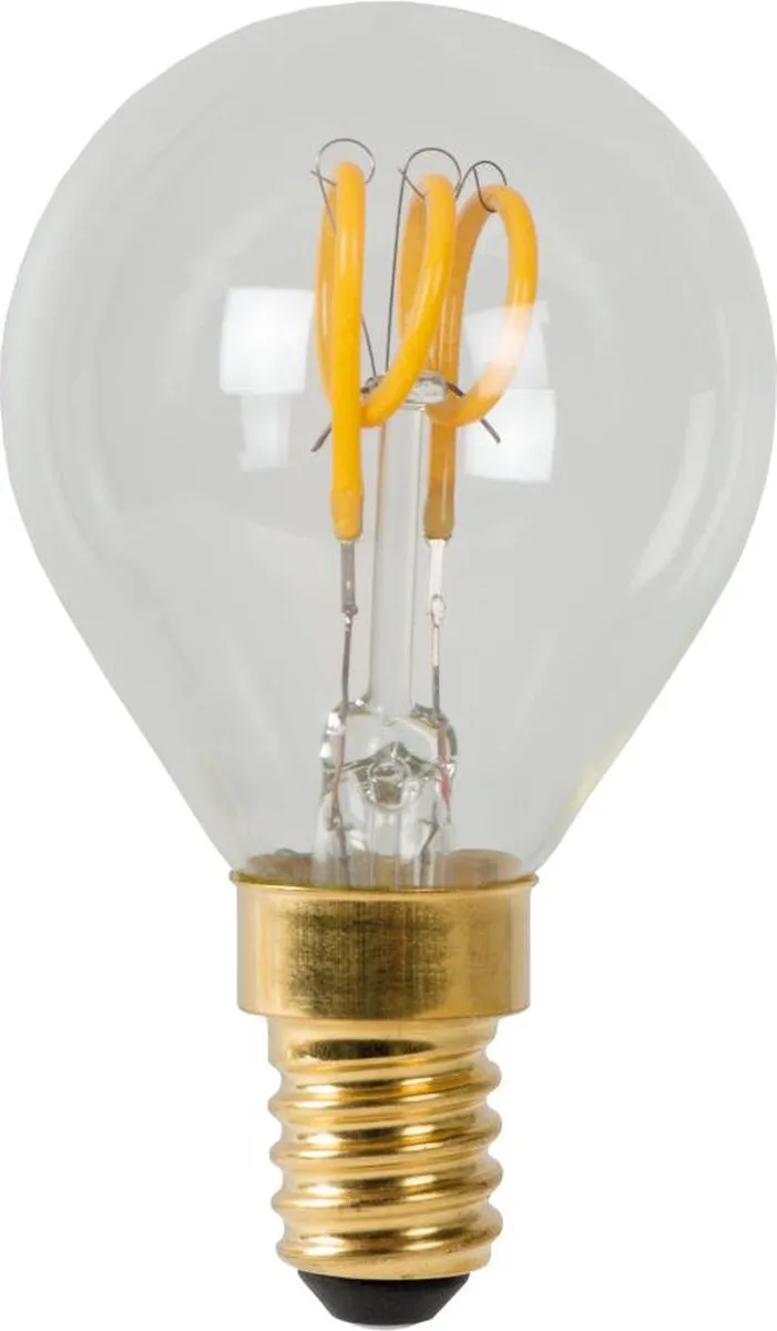 Lucide P45 LED Filamentlamp E14 3W 2700K - Transparant