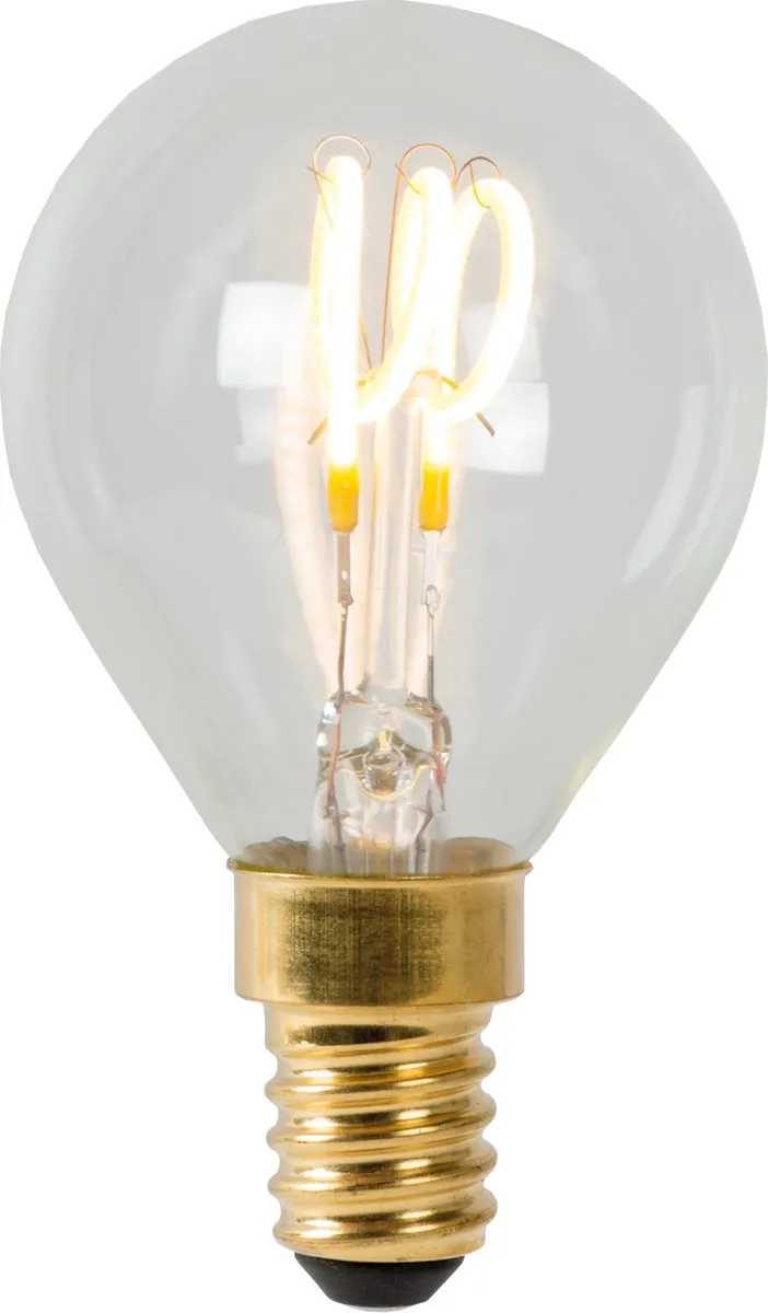 Lucide P45 LED Filamentlamp E14 3W 2700K - Transparant