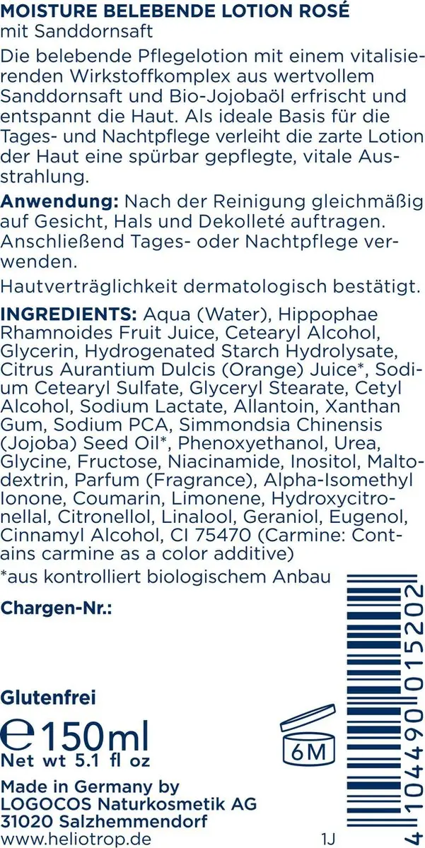 Heliotrop Melk Moisture Lotion Rosé 200ml