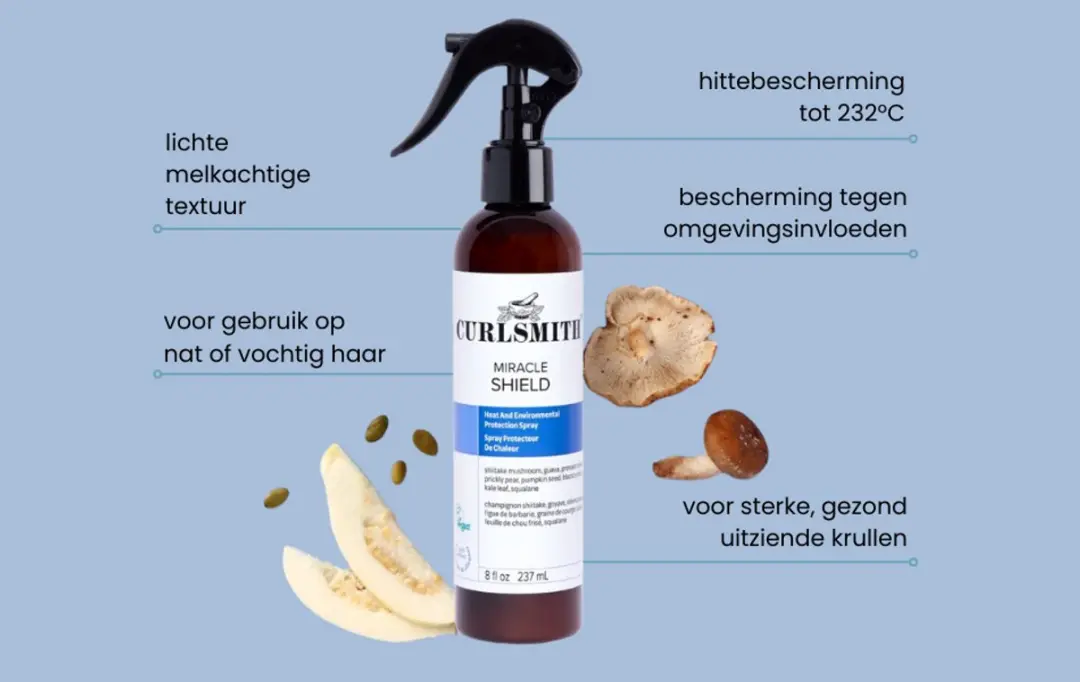 Curlsmith Miracle Shield Spray 237ml - Krullend Haar