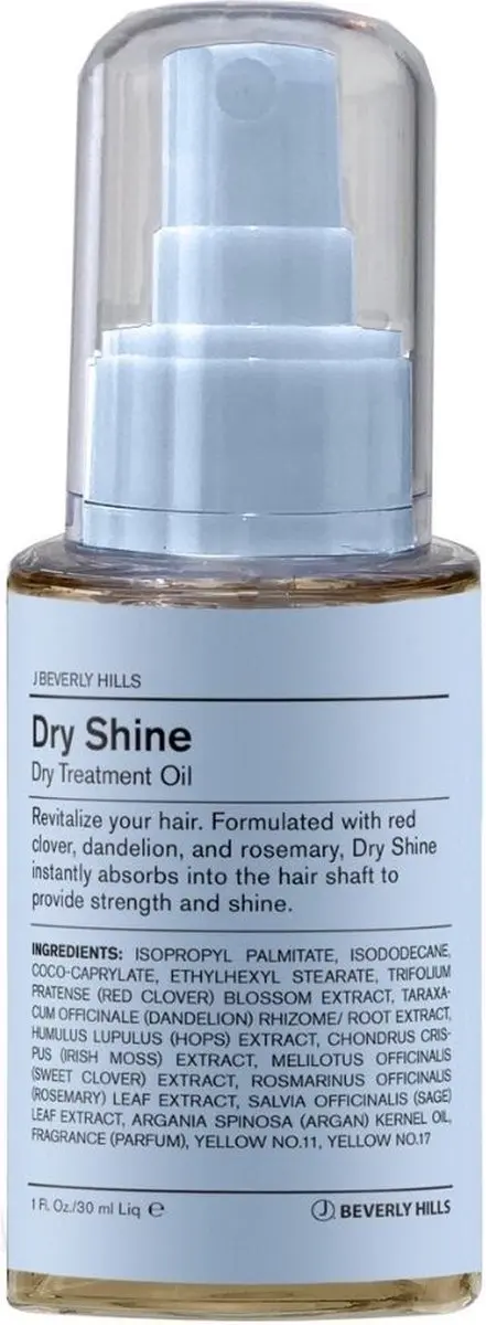 J Beverly Hills Dry Shine Treatment Oil 30ml