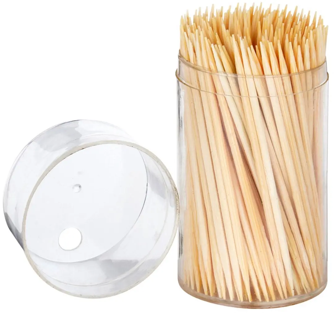 Orion Bamboe Cocktailprikkers 6,5cm - 600 Stuks - afbeelding 6 van 6