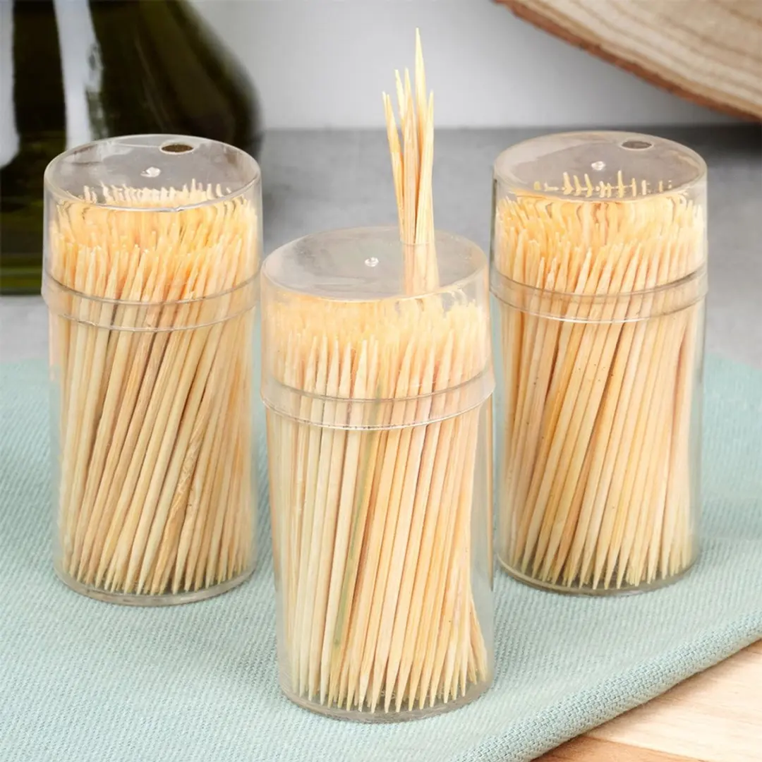 Orion Bamboe Cocktailprikkers 6,5cm - 600 Stuks