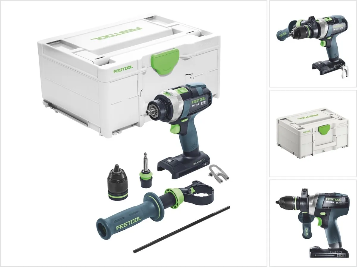 Festool TPC18/4-IBasic Accuklopboormachine - 4 Snelheden