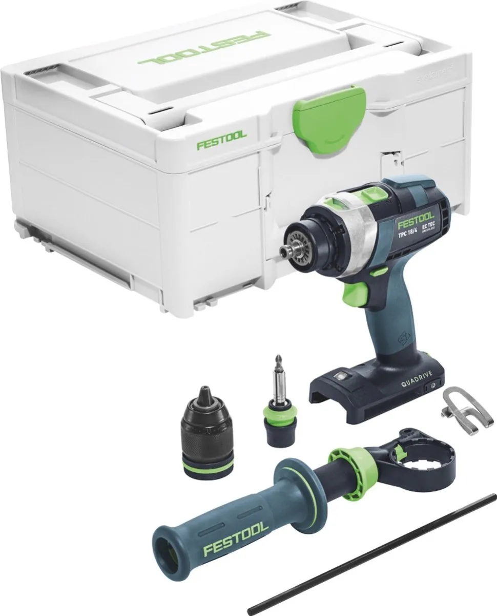 Festool TPC18/4-IBasic Accuklopboormachine - 4 Snelheden
