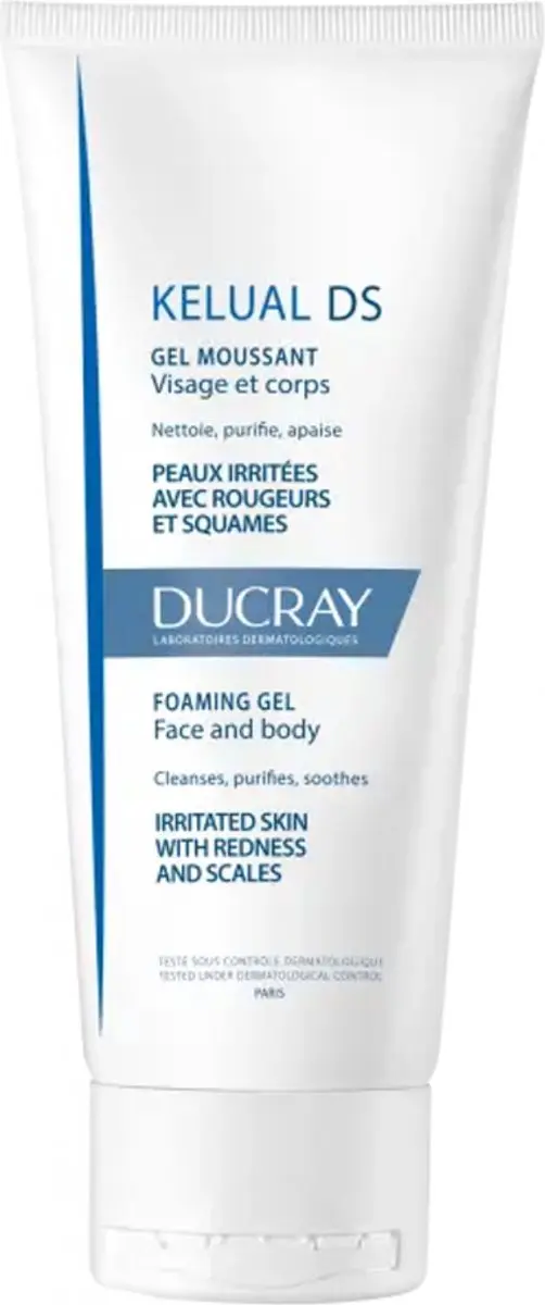 Ducray Kelual DS Schuimende Gezichtsreinigingsgel 200ml