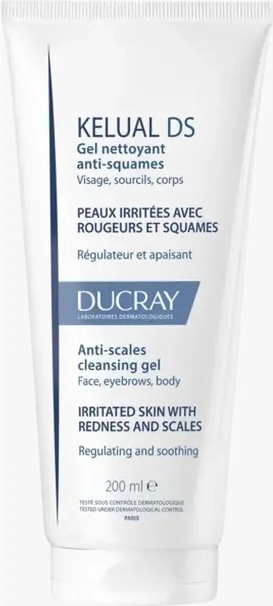 Ducray Kelual DS Schuimende Gezichtsreinigingsgel 200ml