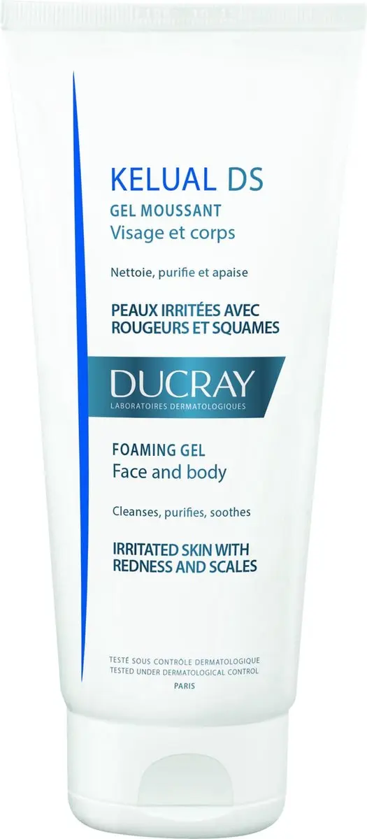 Ducray Kelual DS Schuimende Gezichtsreinigingsgel 200ml