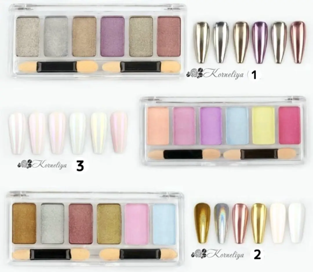 Korneliya Nail Art Pigment Set 2 Stuks