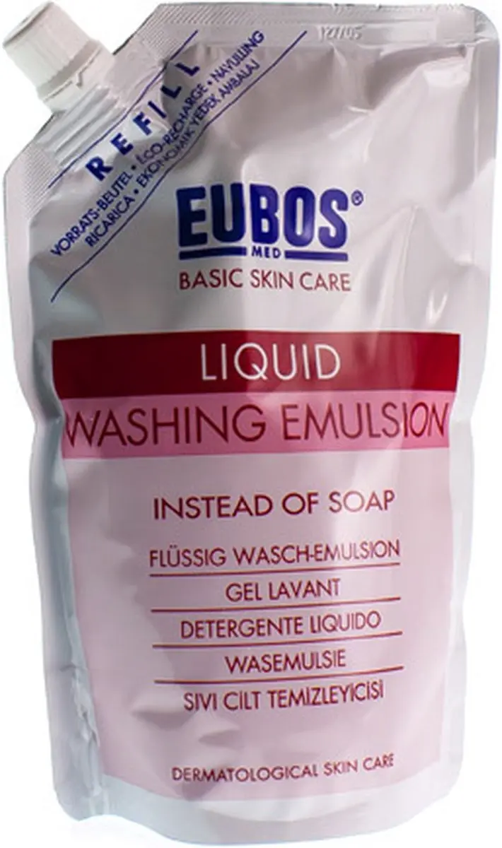 Eubos Zeep Vloeibaar Roze Refill 400ml