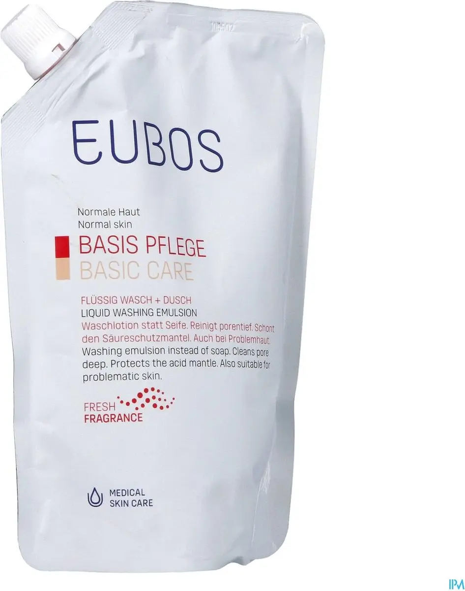Eubos Zeep Vloeibaar Roze Refill 400ml