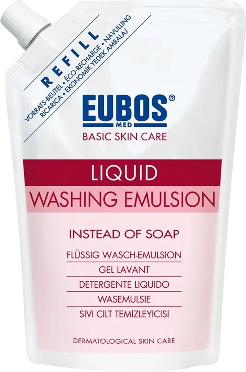 Eubos Zeep Vloeibaar Roze Refill 400ml