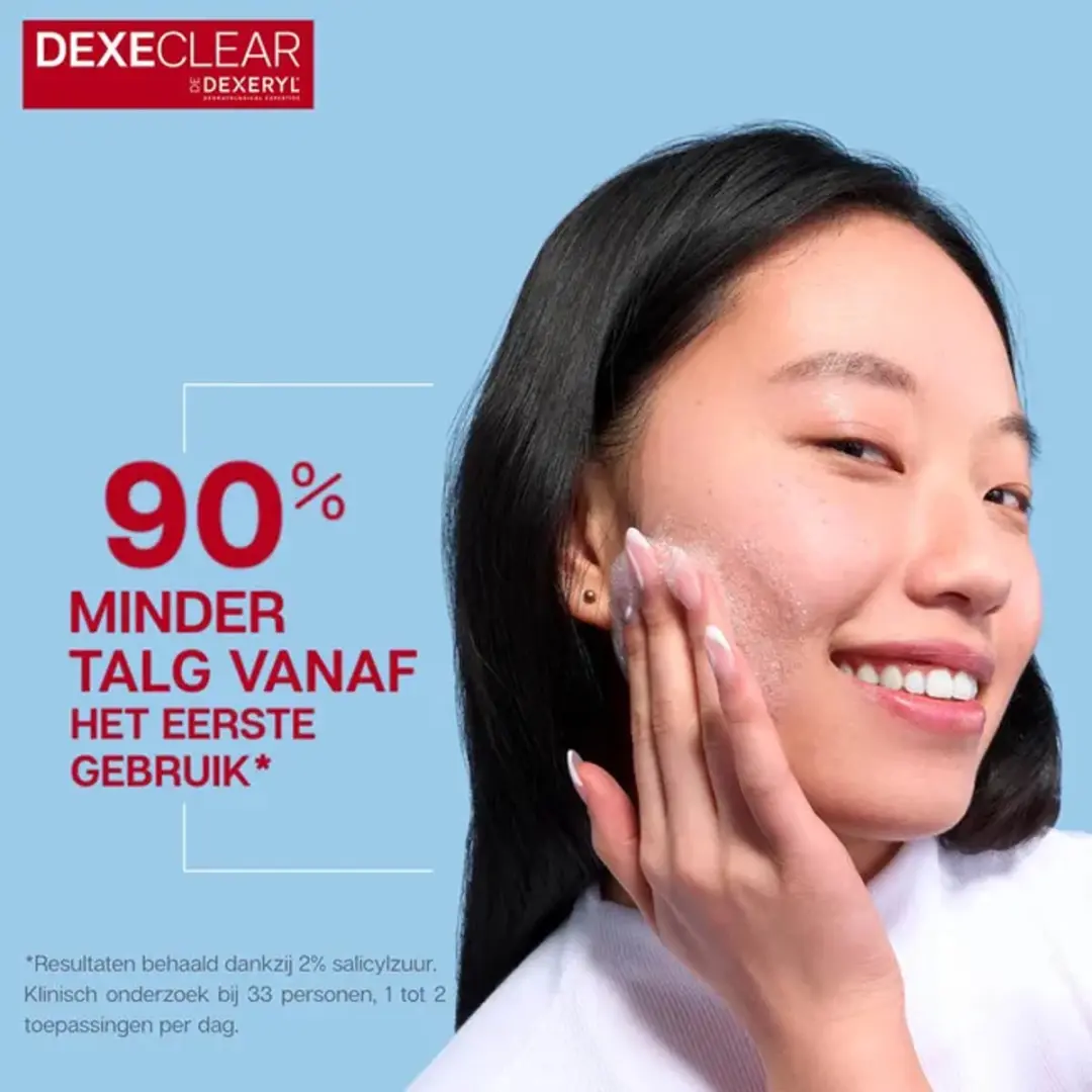 Dexeryl Dexeclear Schuimende Gel 400ml - Vette/Acne-gevoelige Huid