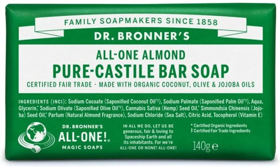 Dr. Bronner's Toiletzeep Amandel 140g
