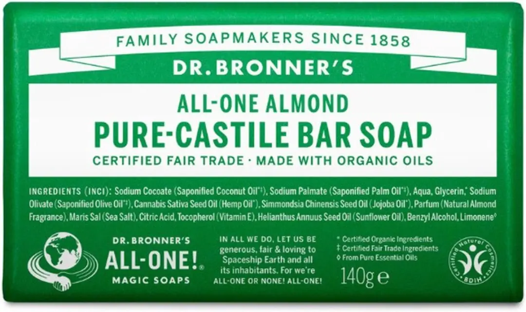 Dr. Bronner's Toiletzeep Amandel 140g